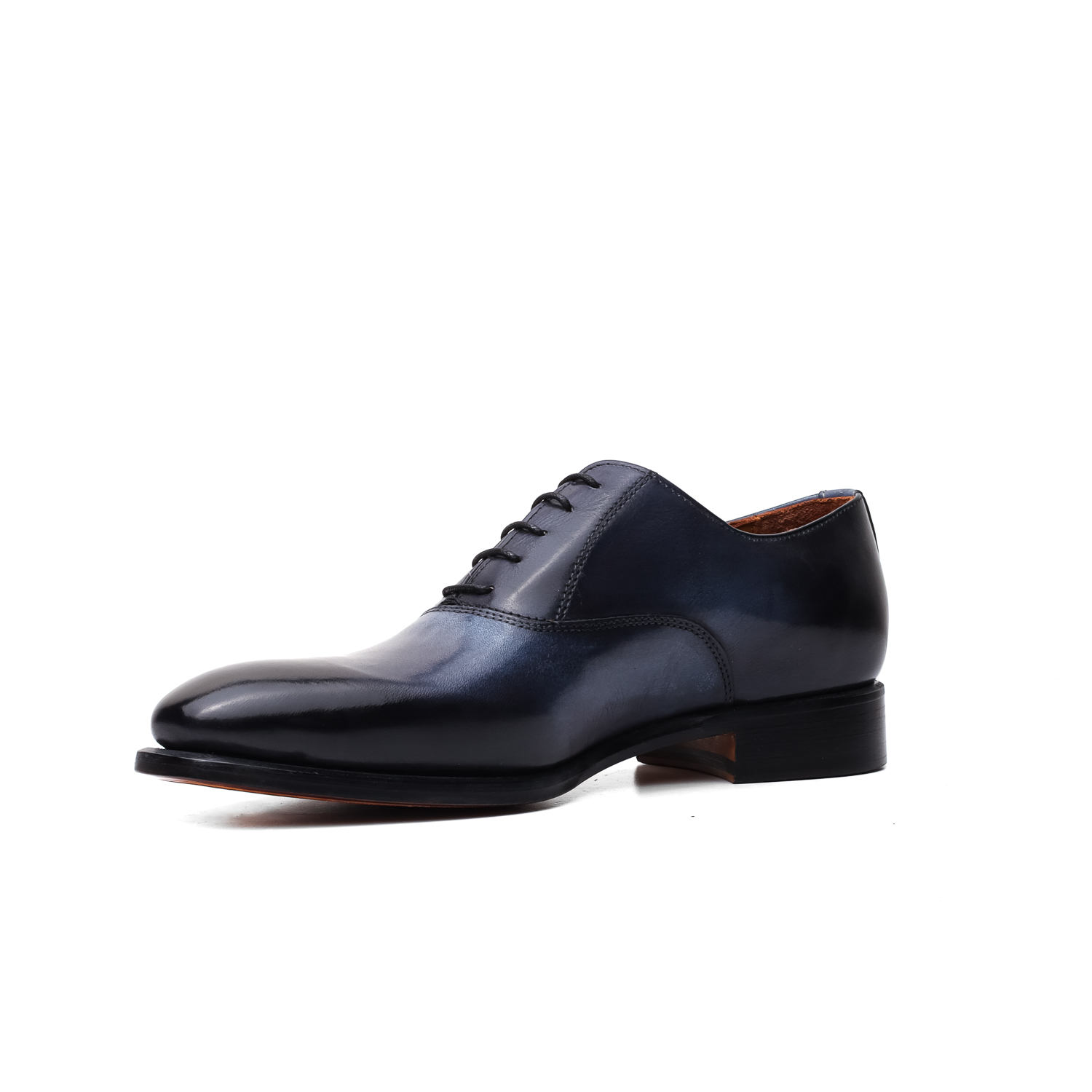 Cielo Oxford in Delavè Leather with Shaded Toe Online | Andrea Nobile